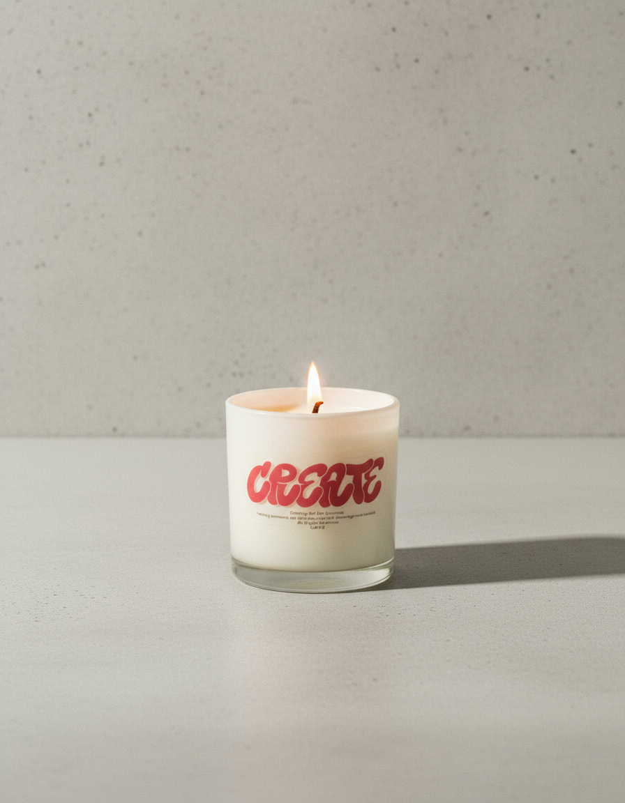 The Catalyst Candle - Concrete Background